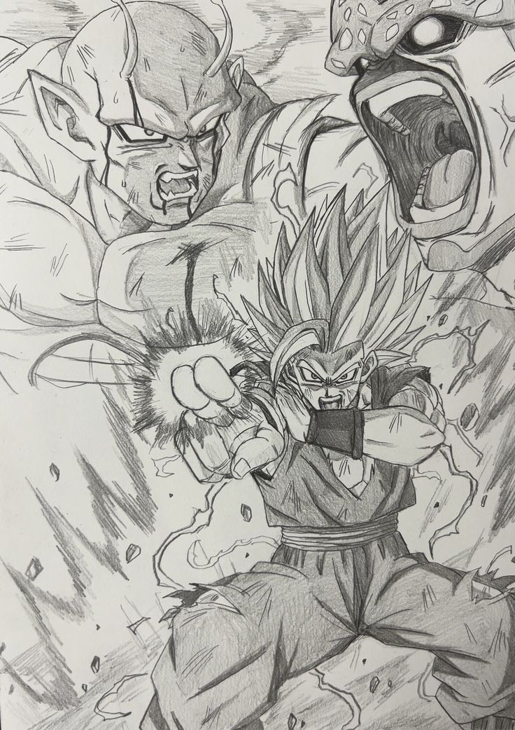 Celtic Dragon Drawing, Gohan Beast, Dbz Drawings, Comic Art Sketch, Anime Drawing Sketches, Dragon Ball Painting, Best Anime Drawings, Dragon Ball Art Goku, Dragon Ball Super Artwork