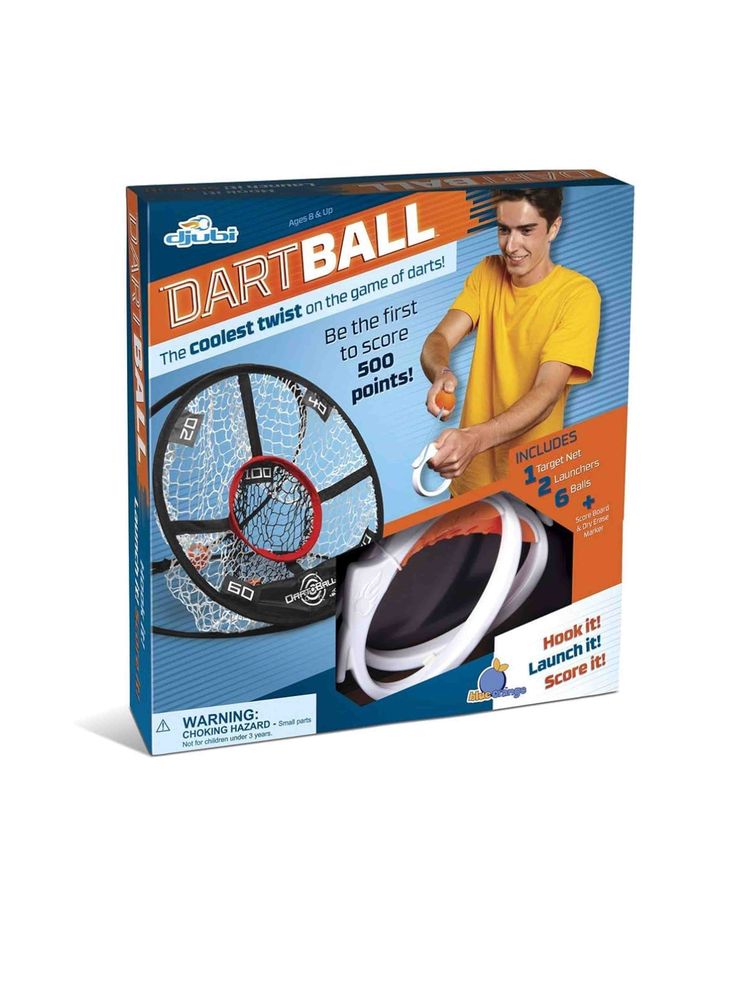 the dartball game is in its box