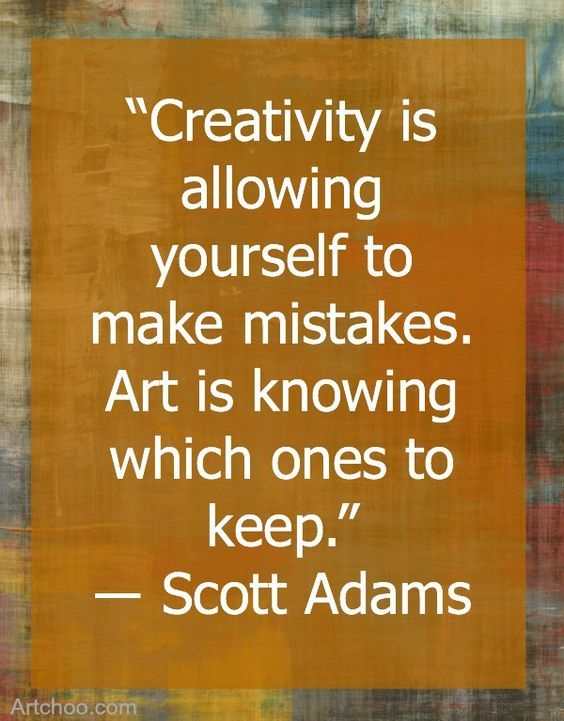 a quote from scott adams on creativity