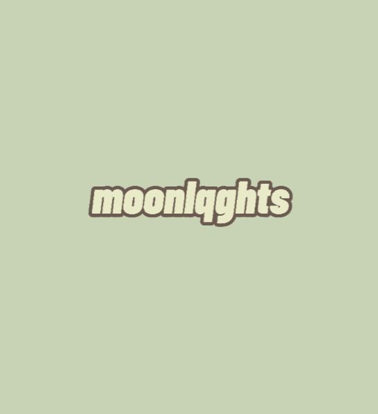 the moonlights logo is shown on a light green background with white lettering that reads,