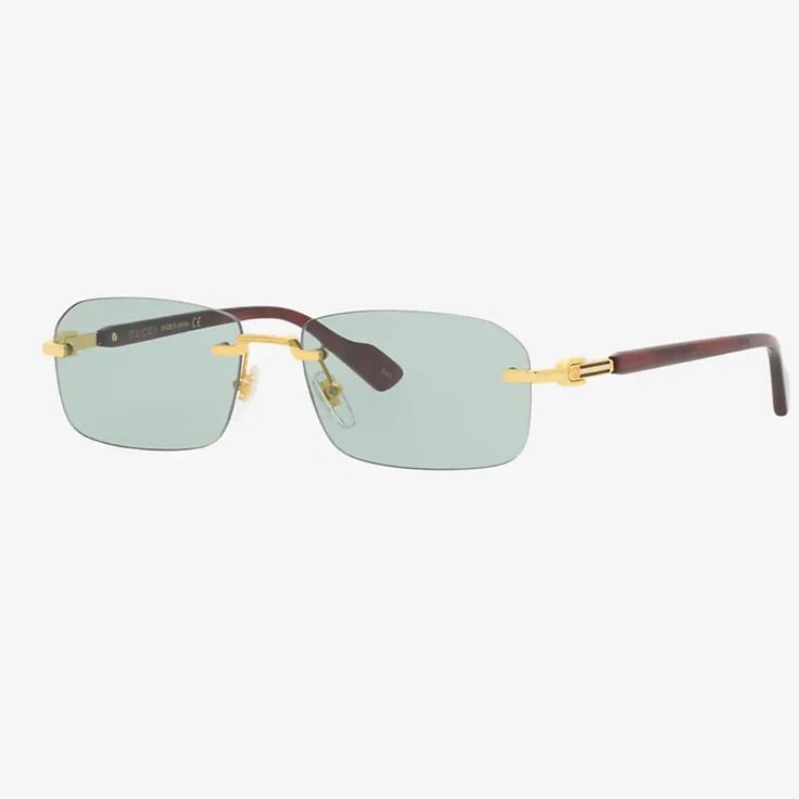 Gucci Gg1221s 003 Gold/Green Sunglasses Brand New Comes In Box & Dustbag. Open To Offers! Elegant Green Gucci Sunglasses, Luxury Rectangular Glass Sunglasses, Luxury Green Gucci Sunglasses, Green Sunglasses, Sunglasses Brand, Gucci Accessories, Sunglasses Branding, Green Gold, Green And Gold