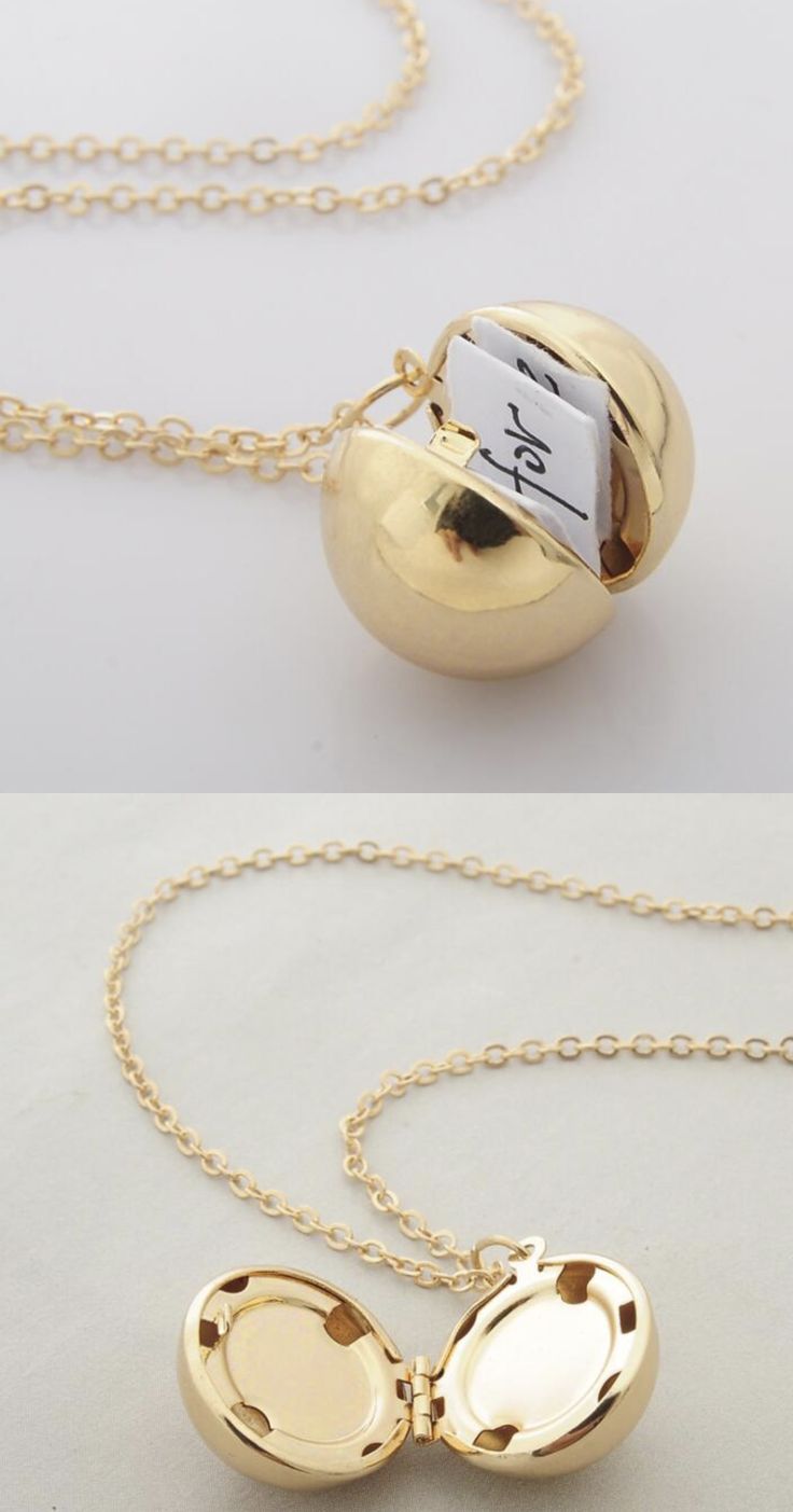 New Handmade Gold Secret Message Ball Locket pendant Necklace Suspensions Friendship Best Friend for Women/Men Girl Gifts Bff Lockets Jewelry, Best Friend Gift Pendant Charm Necklace, Best Friend Magnetic Necklaces, Best Friends Locket, Customizable Pendant Jewelry For Best Friend Gift, Secret Message Locket, Medical Products, Locket Design, Locket Pendant Necklace