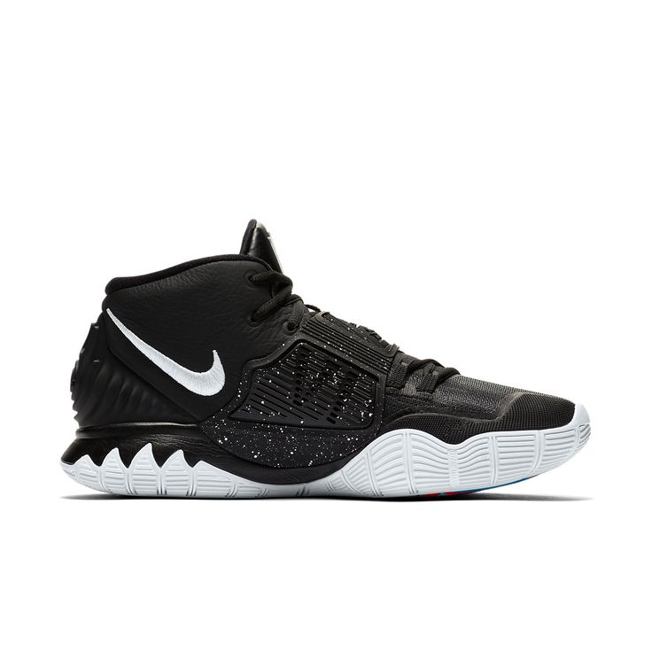 Nike Kyrie 6 'Jet Black' Black/White BQ4630-001 Kyrie 6, Nike Kyrie, Jet Black, Your Perfect, Basketball, Black White, Nike, Black And White, Sneakers