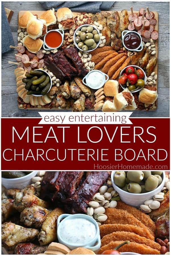 meat lover's charcute board is the perfect appetizer for any party