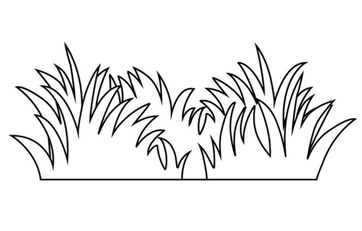 the grass is growing out of the water coloring pages for kids, free to print and color