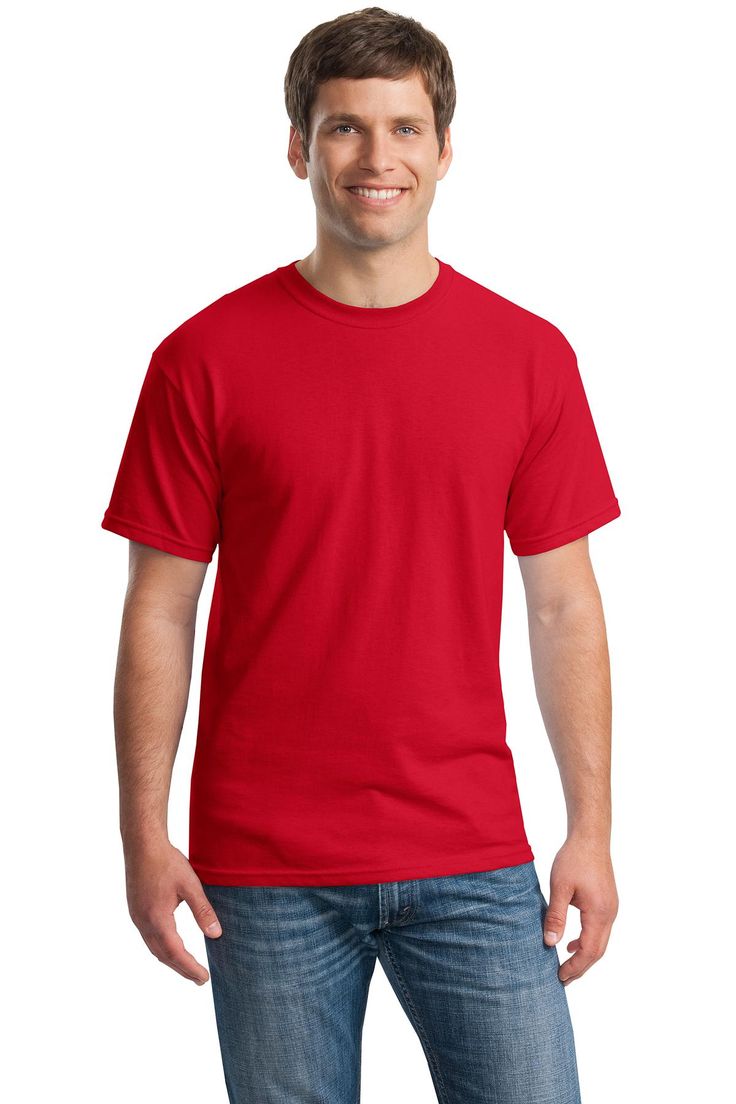 Gildan - Heavy Cotton  100% Cotton T-Shirt 5000 5.3-ounce, 100% cotton 99/1 cotton/poly (Ash);  90/10 cotton/poly (Sport Grey, Antique Cherry Red, Antique Irish Green, Antique Jade Dome, Antique Orange, Antique Sapphire);  50/50 cotton/poly (Blackberry, Dark Heather, Heather Military Green, Heather Red, Heathered Sapphire, Lilac, Midnight, Neon Blue, Neon Green, Russet, Sunset, Tweed, Safety Green, Safety Orange, Safety Pink, Graphite Heather);  Seamless double-needle 7/8' collar;  Double-needle Lehenga Suit, Plain Red, Embroidered Lehenga, Secret Sale, Mens Essentials, Neon Blue, Pocket Tshirt, Family Outfits, Pocket Tee