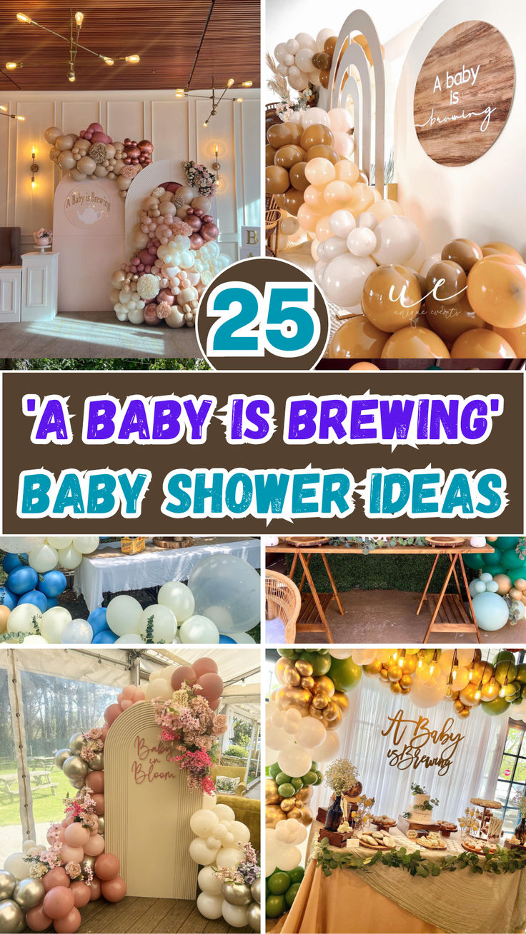 25 baby is brewing's baby shower ideas