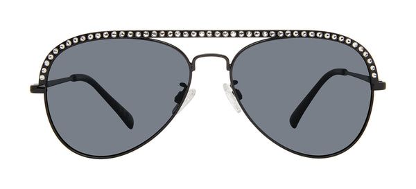 The classic aviator silhouette gets a bit of glitz with Flossy. Pave crystals line the top bar and compliment the jewelry-inspired tones of the frame. Elegant Aviator Sunglasses For Parties, Rose Gold Sunglasses, Barrel Hinges, Celebrity Design, Bar Top, The Frame, Microfiber Cloth, Face Shapes, Women's Style