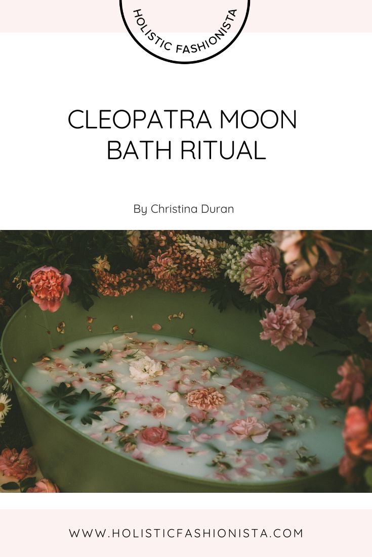 Cleopatra Moon Bath Ritual Spiritual Cleansing Bath Ritual, Herbs For Baths, Cleopatra Bath Recipe, Fertility Bath Ritual, Period Bath Soak, Goddess Bath Ritual, Goddess Bath Recipes, New Moon Bath Ritual, Full Moon Bath Ritual