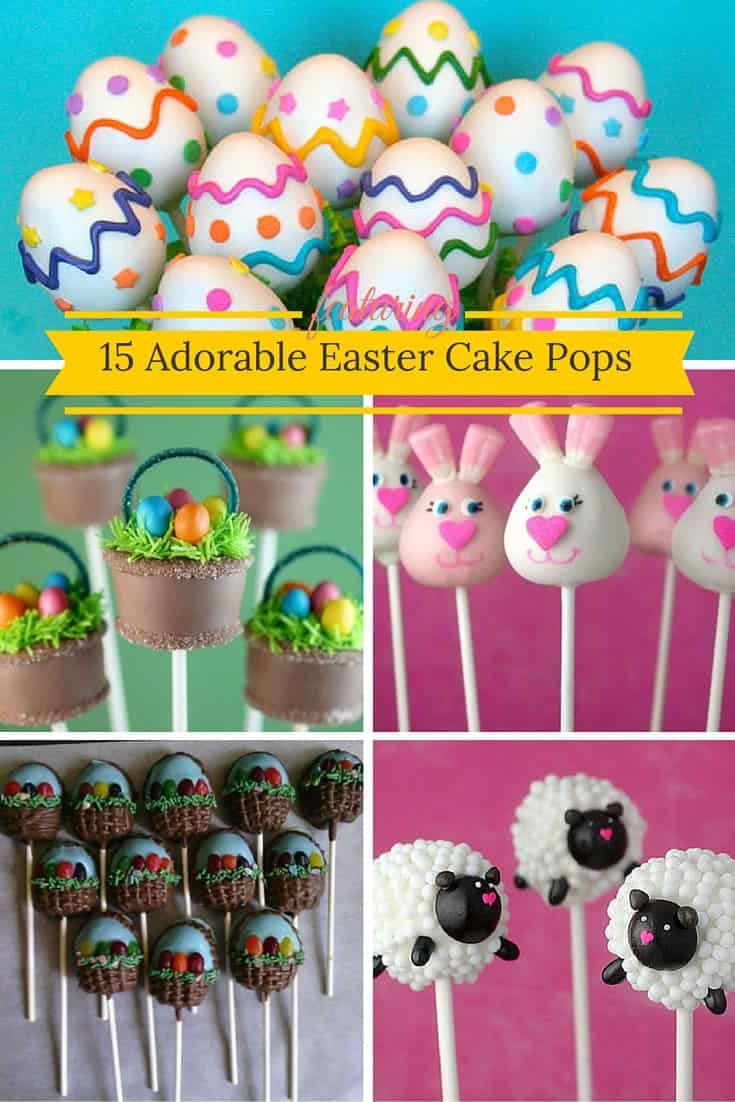 easter cake pops are decorated with bunny ears