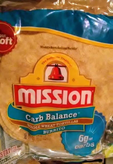 a bag of mission carb balance tortillas