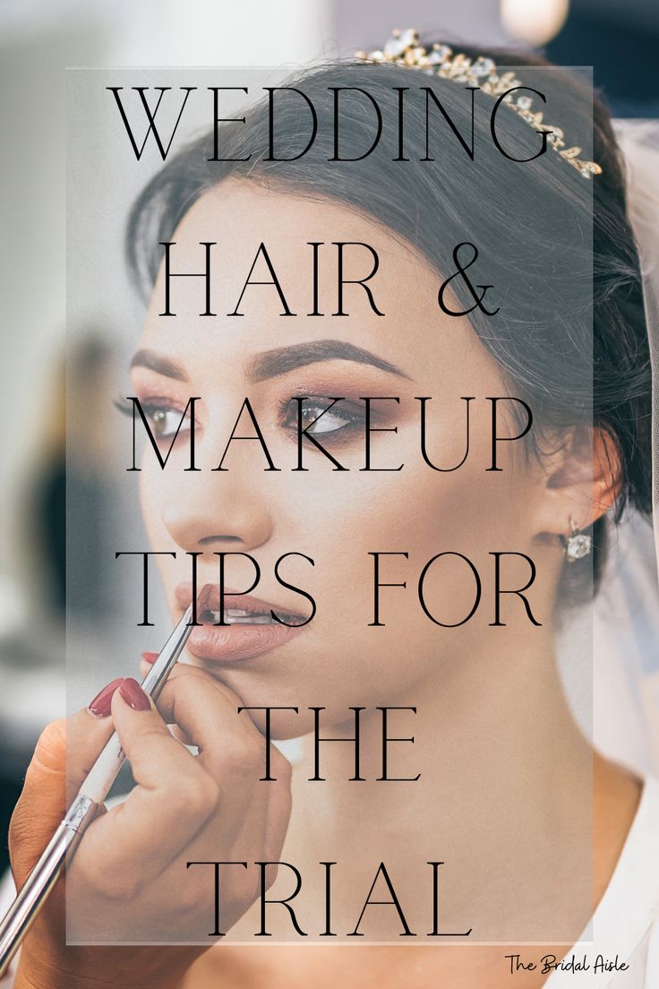 Is your wedding hair and makeup trial coming up? Check out this post of tips of things to know and what to expect to make the most out of your trial #wedding #weddingblog #weddingadvice #bridalblog #bridetobe #weddingmakeup #weddinghair #weddinghairandmakeup #hairandmakeuptrials #onsitehairandmakeup Wedding Hair And Makeup Brunette Brides, Types Of Wedding Makeup, Hair Or Makeup First, Wedding Hair And Makeup Brunette, Hair And Makeup Wedding, Brunette Bride, Bridal Makeup Tips, Pre Bridal, Bridal Trial