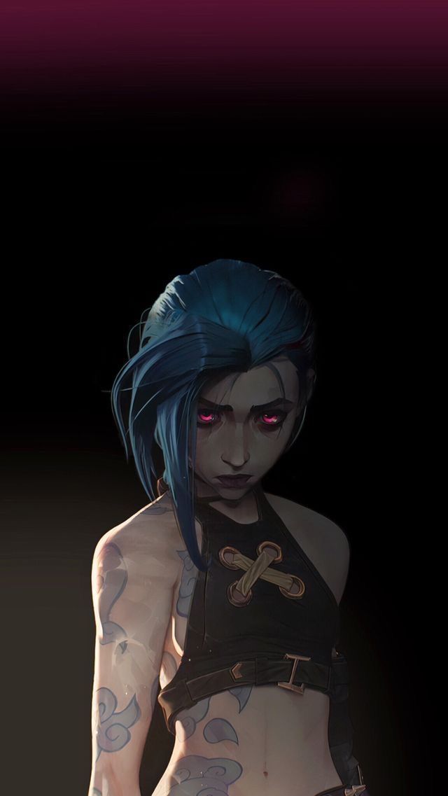 Jinx Aesthetic, Trust Me, Tattoos, Hair, Blue, Black