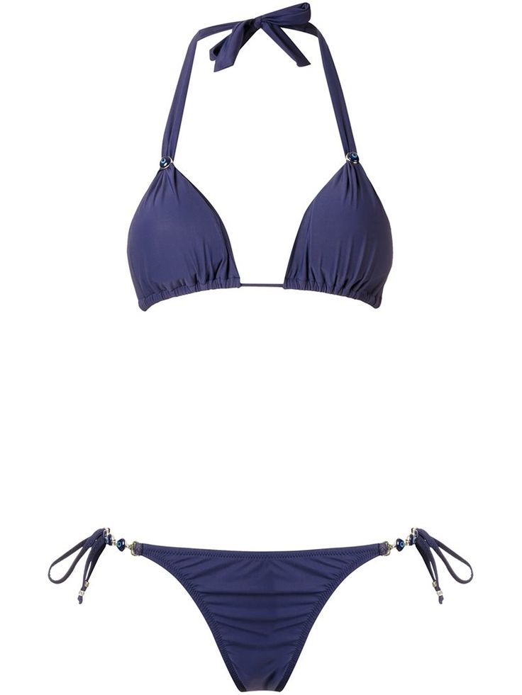 AMIR SLAMA AMIR SLAMA - TRIANGLE BIKINI SET . #amirslama #cloth # Triangle Bikinis, Swimsuit Inspo, Brazilian Cut, Cute Bathing Suits, Summer Bikinis, Blue Swimsuit, Cute Swimsuits, Swim Wear, Rip Curl