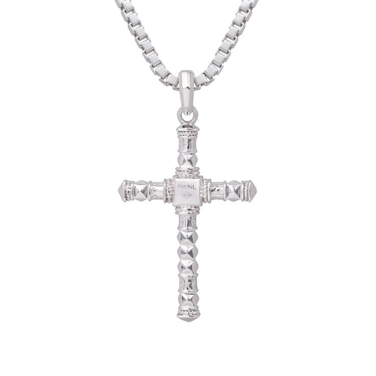 Craft a serene union of cosmos and faith with this pendant necklace, cradling a sliver of meteorite at its heart. The cross, a quiet testament to enduring beliefs, pairs with runes of ancient Nordic mystique to channel a narrative of cosmic connections and spiritual depth. Choose your link to the stars: a classic silver or a steadfast stainless chain, each an elegant conduit to the celestial.