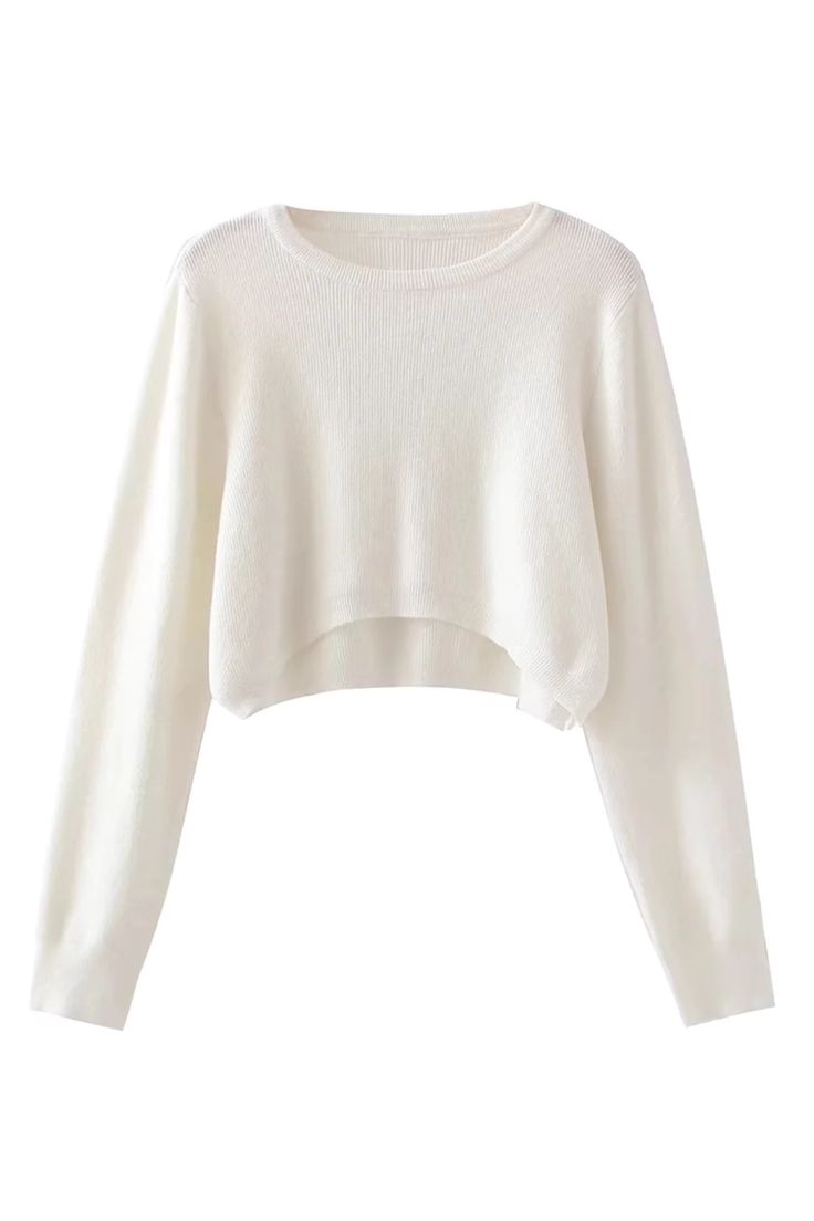 Goodnight Macaroon 'Sophia' Round-Neck Knitted Cropped Sweater Long Sleeves Knitted Round-Neck Measurements: S – Bust 90cm, Front Length 24cm, Back Length 38cm M – Bust 94cm, Front Length 25cm, Back Length 39cm L – Bust 100cm, Front Length 26.5cm, Back Length 40.5cm Machine cold and gentle cycle or hand wash cold Lay flat to dry Do not tumble dry Do not iron If you are unsure or need assistance selecting the proper size or color, please contact our Customer Services team and they'll be more than happy to help. Knitted Cropped Sweater, Elegant Streetwear, Knitted Two Piece, Velvet Tracksuit, Lace Coat, Slim Bodycon Dress, Wide Leg Pant Suit, Spring Hoodie, Pants High Waisted