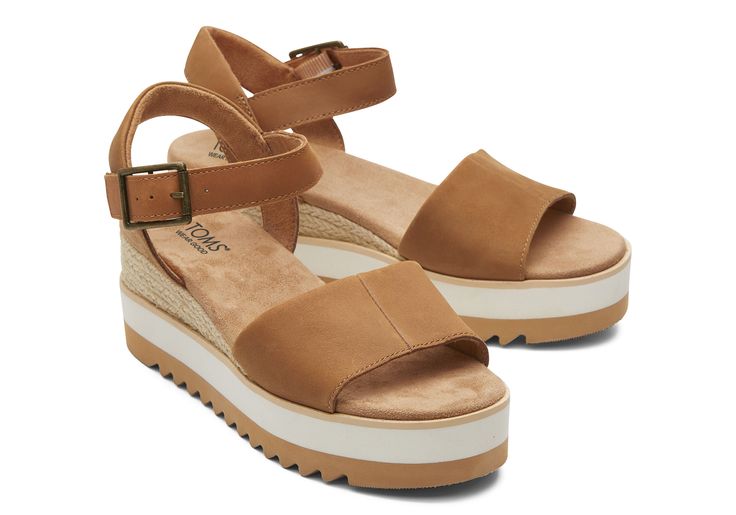 Tan Wedge Sandals, Wide Width Sandals, Saltwater Sandals, Crocs Classic Clogs, Tan Wedges, Muck Boots, Wedge Heel Sandals, Leather Wedge Sandals, Leather Products