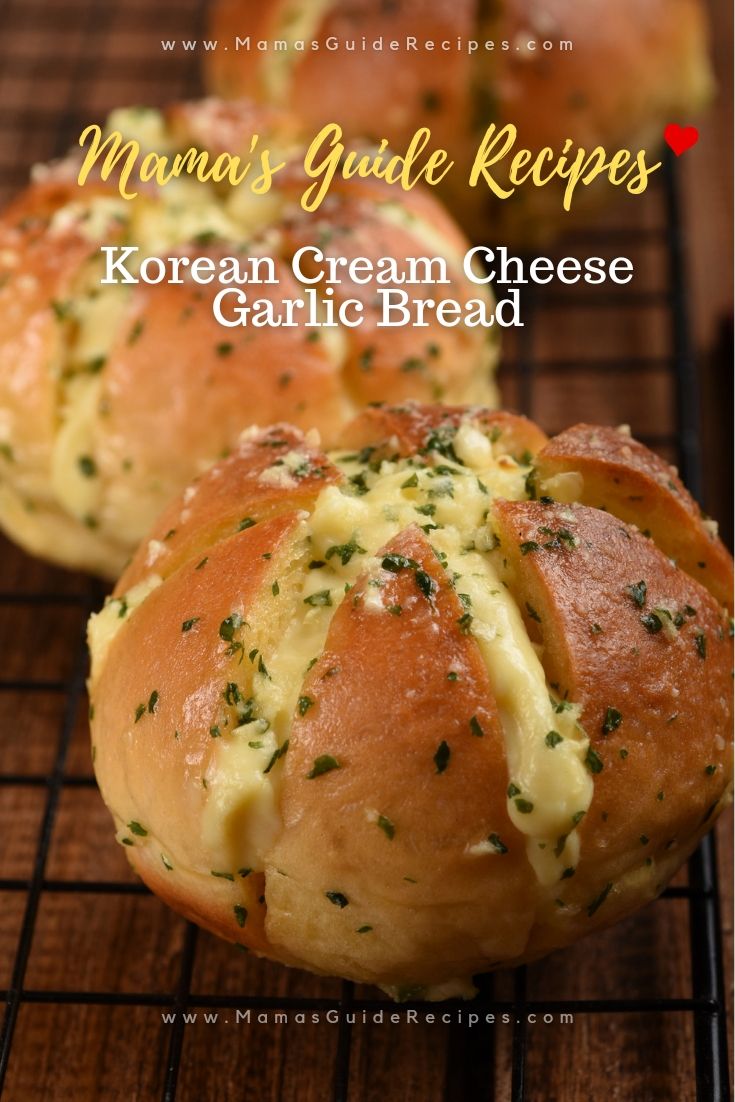 Korean Cream Cheese Garlic Bread Recipe Bread With Filling Recipes, Cream Cheese Garlic Bread Recipe, Korean Garlic Cheese Bread Recipe, Cream Cheese Garlic Buns, Korean Cream Cheese Garlic Bread Recipe, Korean Garlic Bread Recipe, Korean Garlic Bun, Korean Cream Cheese Garlic Buns, Garlic Buns Homemade