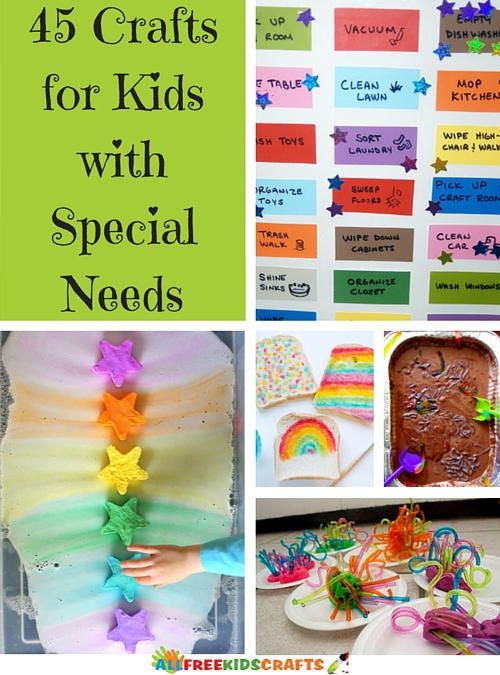 crafts and activities for kids with special needs to do in the classroom or at home