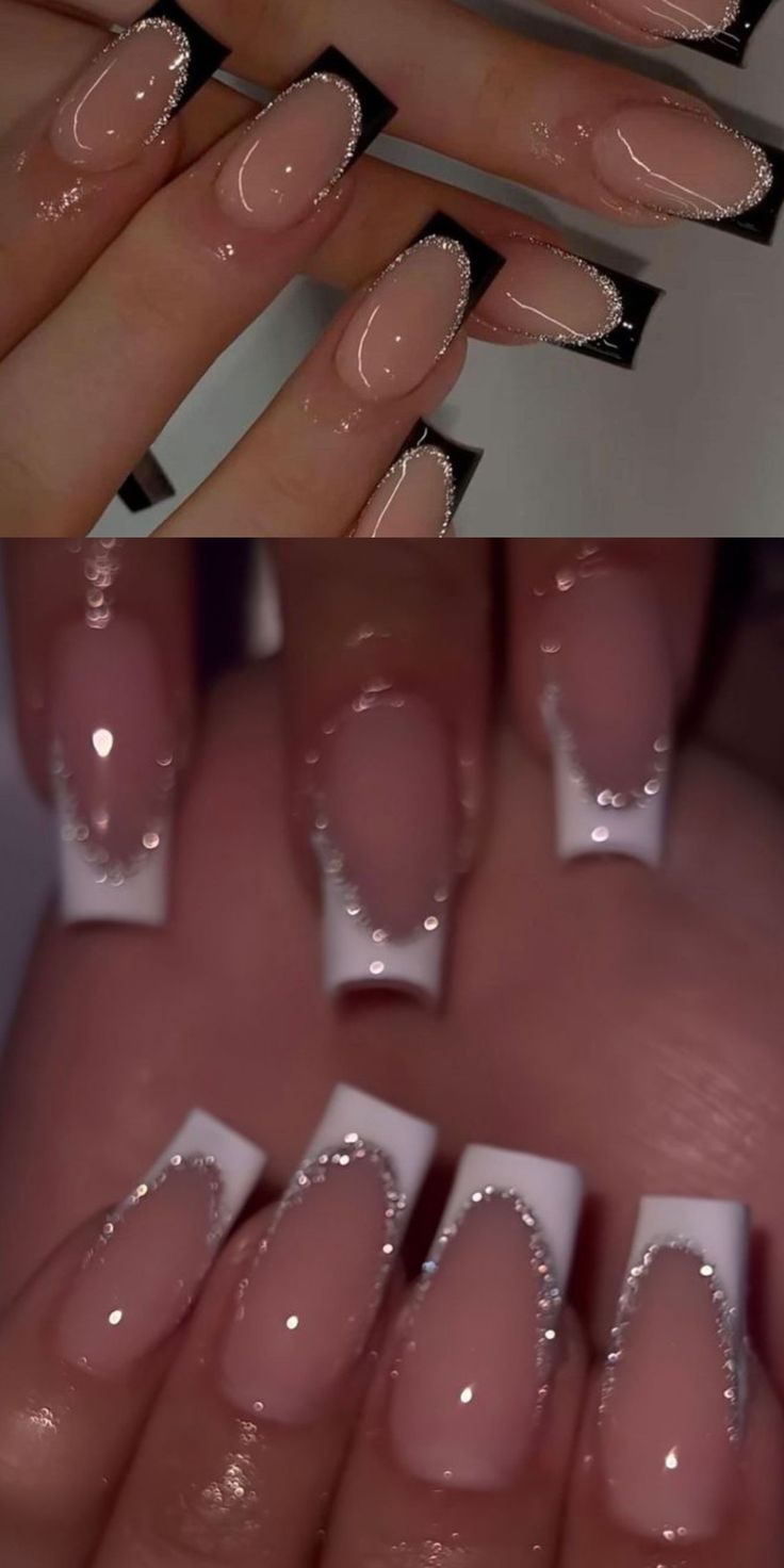 Square Nail Designs Medium, Nails That Will Match Everything, Nails Design Back To School, Cute Shirt Nail Ideas, French Tips Nails Color, Nails Gel X Designs, Nails That Go With Anything, Ivan Cornejo Nails Ideas, Pageant Nails Ideas