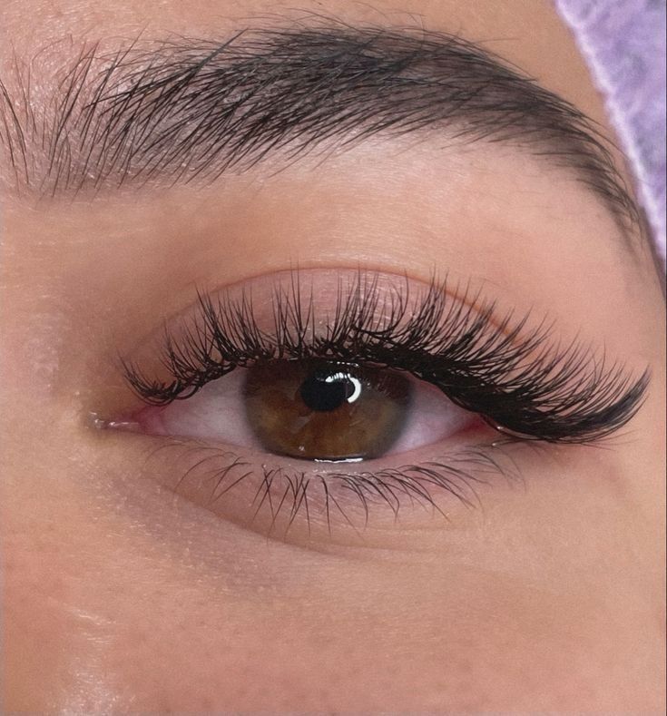 EXTENSÃO DE CÍLIOS - PASSO A  PASSO Foxy Eyelash Extensions, Eyelash Extensions Classic, Natural Fake Eyelashes, Cat Eye Lash, Eyelash Extensions Styles, Perfect Eyelashes, Doll Eye Makeup, Pretty Lashes, Natural Eyelash Extensions