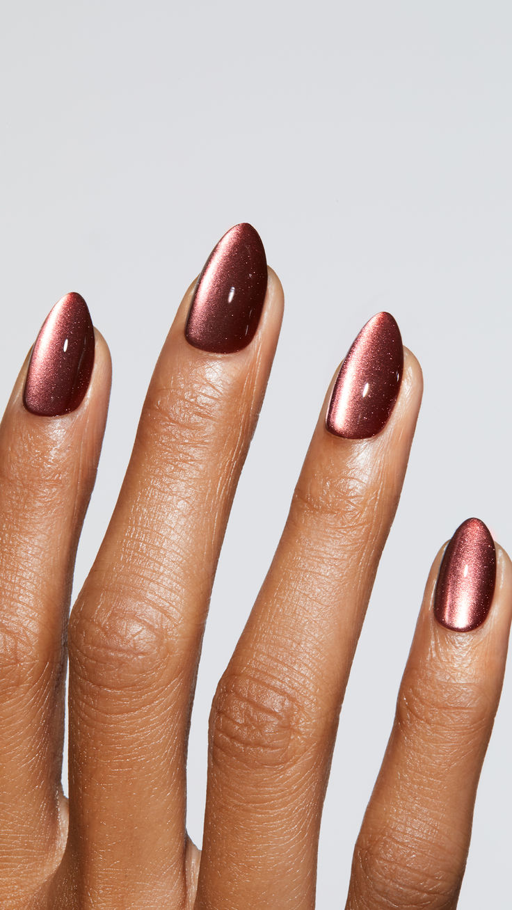 Get chic, on-trend manicures with Static Nails NEW F/W Capsule Collection. Shop now. Fall Elegant Nails, Dark Elegant Nails, Sophisticated Nails Classy, Medium Nails Ideas, Fall 2024 Nails, Brown Nails For Fall, Short Nail Shapes, Fall Season Nails Colors, Nail Art Elegant