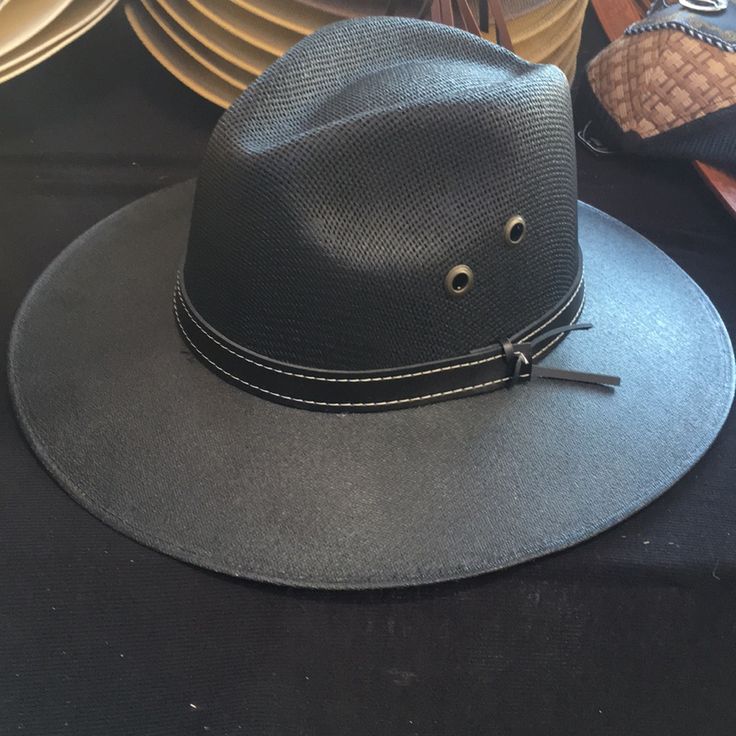 This Beautiful Hat Unisex Come In Large And Medium/Small Made In Mexico Black Western Panama Hat With Short Brim, Western Black Panama Hat With Short Brim, Western Style Black Brimmed Panama Hat, Fitted Black Panama Hat With Curved Brim, Black Brimmed Panama Hat For Rodeo, Black Wide Brim Panama Hat For Spring, Black Adjustable Straw Hat With Curved Brim, Black Straw Hat With Curved Brim For Outdoor, Adjustable Black Straw Hat With Curved Brim