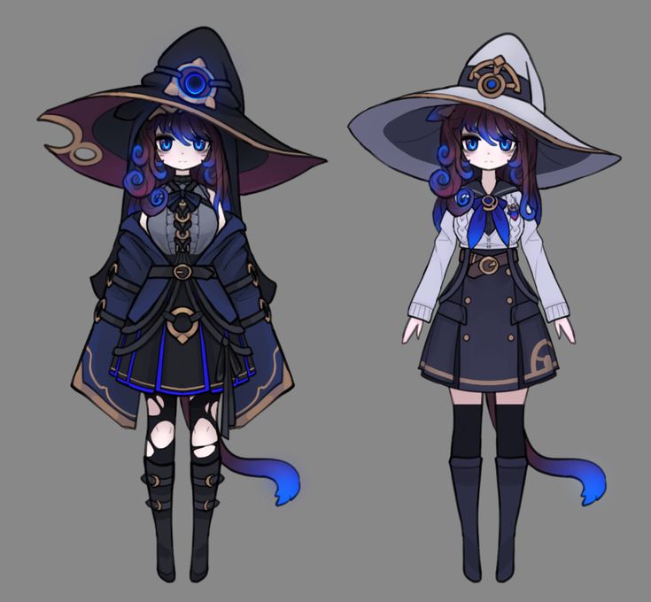 Witch Uniform, Anime Witches, School Dr, Witch Drawing, Anime Goth, Witch Characters, Fantasy Outfits, Goth Witch, Fantasy Witch