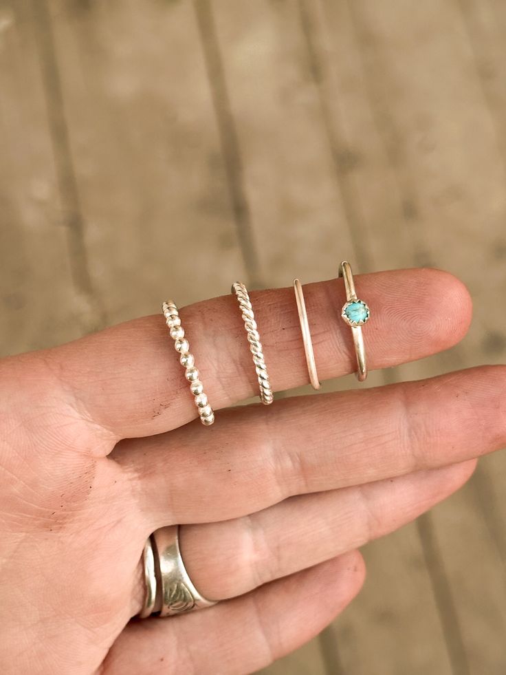 These rings are made of .925 sterling silver. I am new to silverwork, so please give me grace with sizing & my welding! Nonetheless, these rings are beautiful, simple, dainty stackers. They can be daily wearers, as they’re super comfortable! If you are purchasing 3 or more, check out my other listings for a set of 3, for a discount! These rings are handmade to order, so please allow 1-2 weeks before your order is shipped. Adjustable Dainty Toe Rings In Sterling Silver, Adjustable Dainty Sterling Silver Toe Rings, Silver Dainty Stackable Toe Rings, Dainty Adjustable Silver Stackable Rings, Dainty Silver Stackable Adjustable Rings, Silver Stackable Midi Rings For Promise, Adjustable Sterling Silver Stackable Rings With Simple Design, Nickel Free Sterling Silver Stackable Rings, Adjustable Simple Sterling Silver Stackable Rings