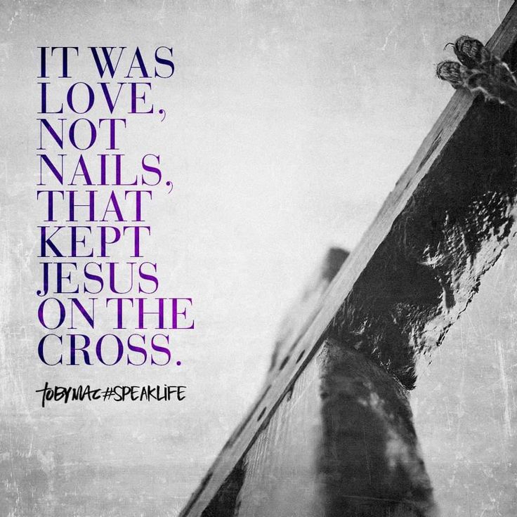 a cross with the words it was love not nails that kept jesus on the cross