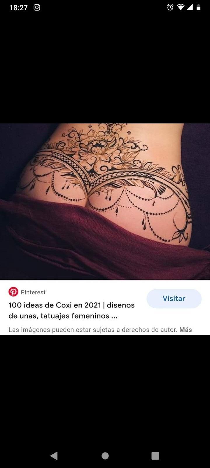 Lace Hip Tattoos Women, Pelvic Area Tattoo, Mandala Tramp Stamp, Mandala Tattoo Buttocks, Womens Bum Tattoos, Lower Back Flower Tattoos For Women, Huge Back Tattoo Women, Below Buttocks Tattoo, Viking Girl Tattoo