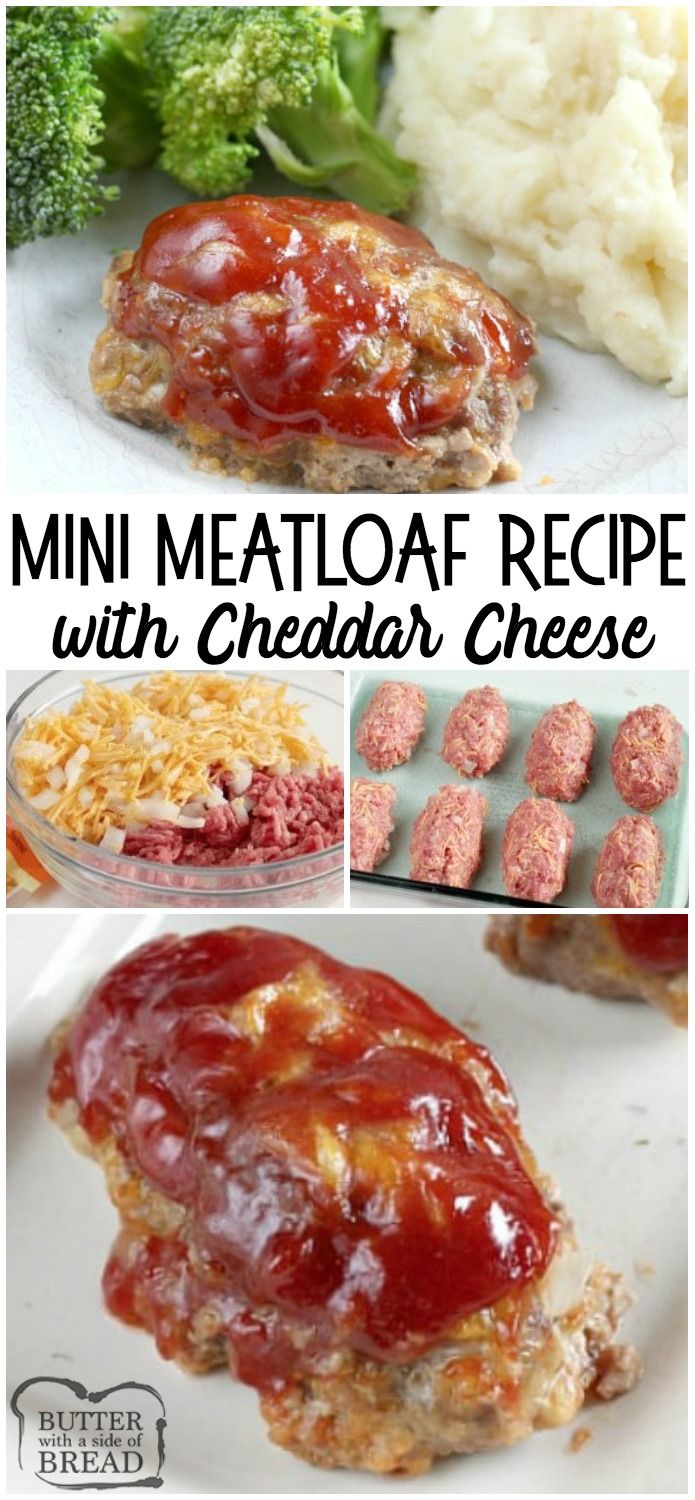 mini meatloaf recipe with cheddar cheese