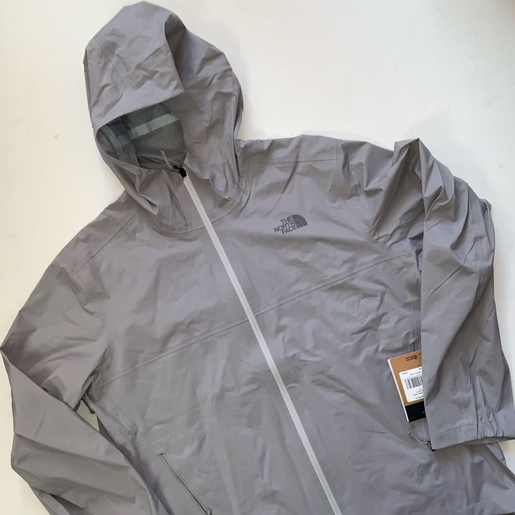 Nwt The Men’s West Basin Dryvent Jacket Is A Waterproof-Breathable Rain Jacket Made, In Part, With Sustainably-Conscious Materials. 28% Of The Polyurethane In The Body Fabric Is Made From Plant-Based Content. Offers Welcomed!!!! Coats North Face, Grey Fleece Jacket, Pullover Half Zip, North Face Sweater, North Face Coat, North Face Hoodie, Wind Jacket, Quarter Zip Jacket, North Face Fleece