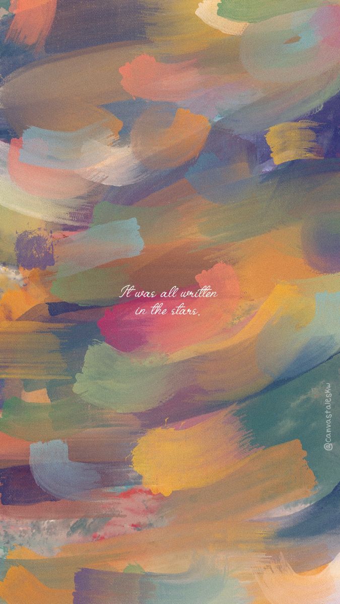 an abstract painting with the words, love is in the air on top of it