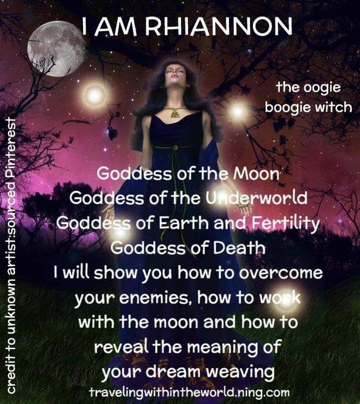 a woman standing in front of a full moon with the words i am rhannon