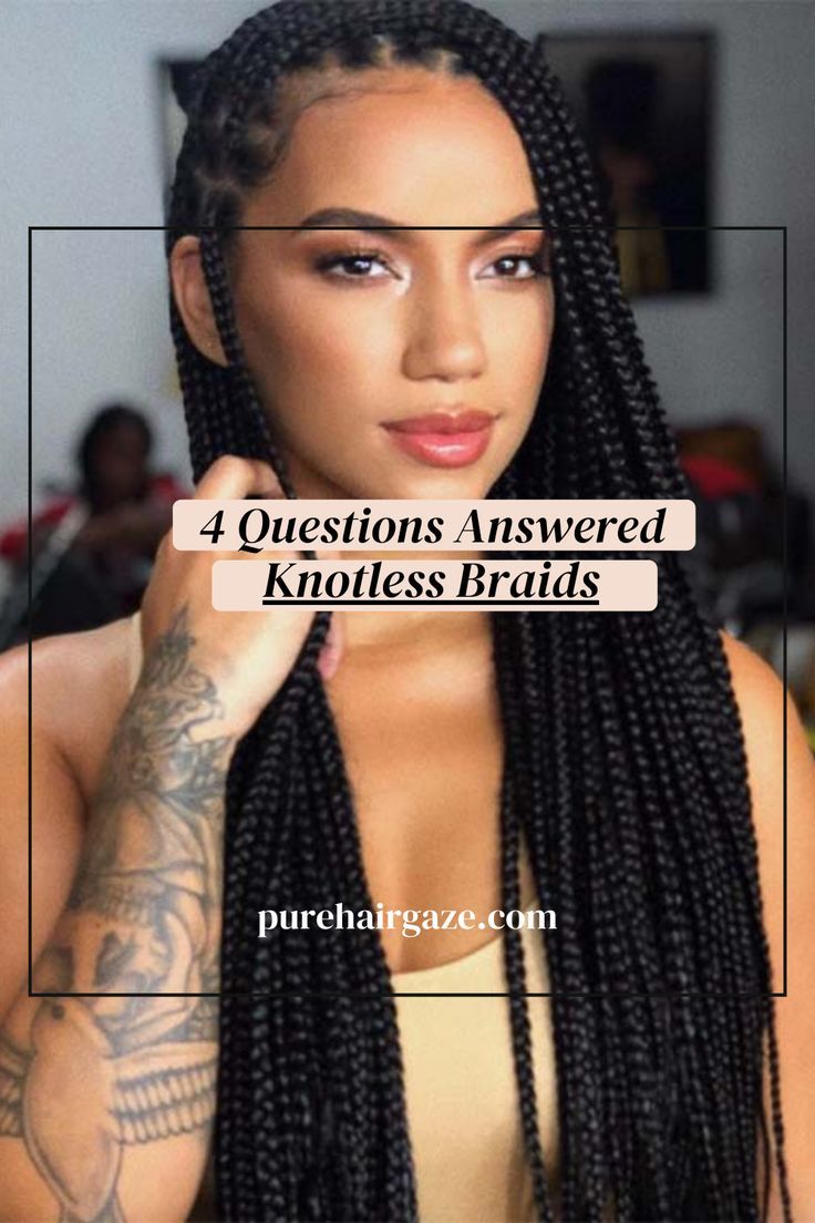 The pros of small knotless braids include hair growth, styling flexibility, and they are weightless and pain-free. Their popularity is booming Small Knotless Braids, Small Knotless, Knotless Braid, Gorgeous Braids, Braids With Beads, Braids With Curls, Knotless Braids, Braids For Black Women, Braids For Long Hair