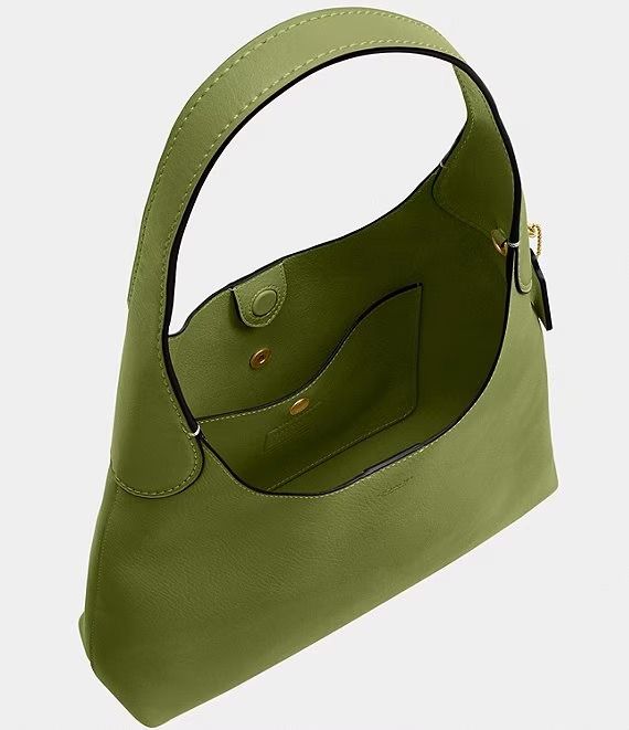 COACH Brooklyn 28 Shoulder Hobo Bag | Dillard's Classic Crossbody Hobo Bag, Green Shoulder Bag With Removable Pouch For Work, Top Handle Hobo Bag For Errands With Handle Drop, Classic Hobo Shoulder Bag, Classic Bucket Hobo Bag For Work, Classic Bucket Hobo Bag With Removable Pouch, Green Hobo Bag With Handle Drop For Errands, Coach Leather Top Handle Hobo Bag, Coach Bucket Satchel For Everyday