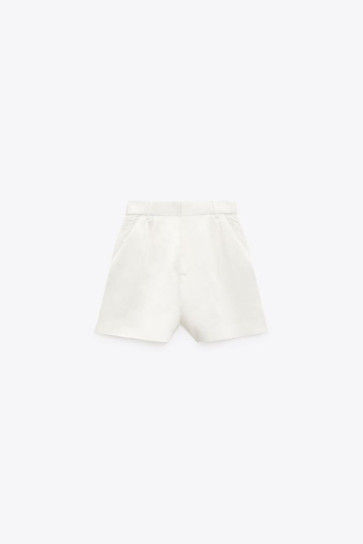 Zara Australia, Oyster White, Satin Shorts, Zara Shorts, Ribbed Crop Top, Embroidered Shorts, Lace Up Sandals, High Waisted Shorts, Linen Blend