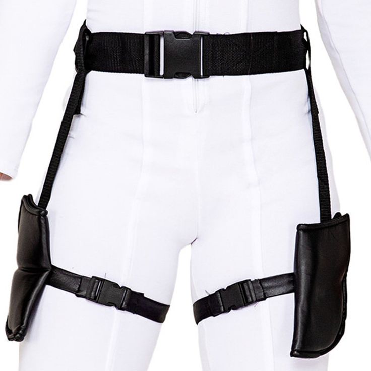 Costume Double Leg Holster With Connected Belt. Belt Is Canvas, Adjustable With Buckle Clasp Closure. Leg Holsters (One On Each Leg) Are Slightly Padded, They Have A Strap That Goes Around And Clasps Behind The Leg. Toy Guns And Costume Sold Separately, Purchase Together And Save. Unisex. Black. Great For Spy, Army, Tactical, Swat, Military, Cia, Fbi, Alias, Black Widow Etc. Halloween Costumes! Genuine Roma Product. New In Package. Tactical Thigh Holster, Thigh Belt For Knife, Thigh Harness For Knife, Knife Holder Leg, Leg Straps Belts, Knife Pouch Belts, Diy Thigh Holster, Knife Holder Belt, Thigh Strap Knife Holder