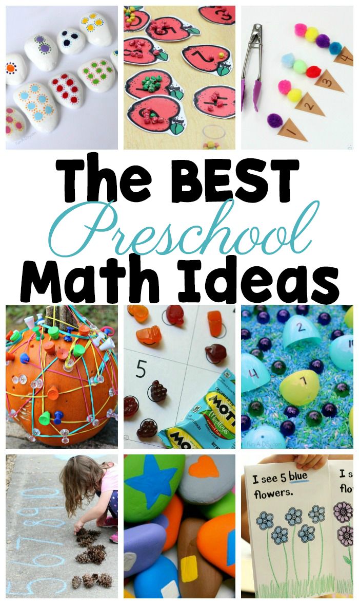 the best preschool math ideas for kids