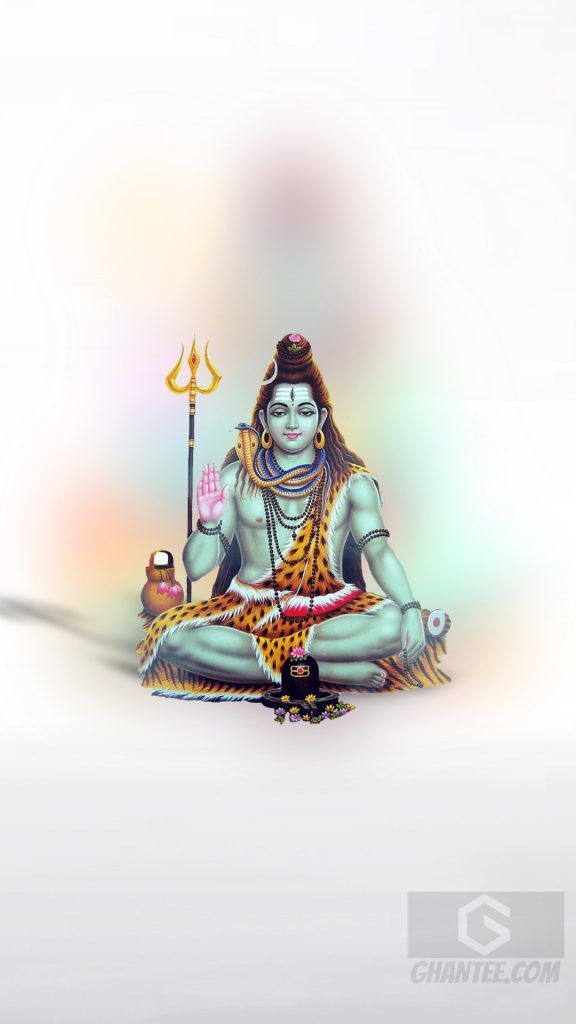 the god is sitting on the floor with his arms crossed and holding a staff in one hand