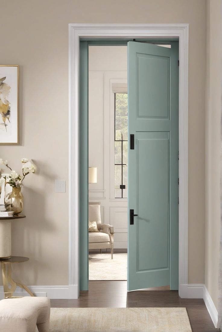 1. #2024InteriorDoorColors 
2. #PaletteOfPossibilities 
3. #DoorColorInspiration 
4. #HomeDecorTrends2024 Sage Green Interior Doors, Colored Doors Interior Hallways, Doors Painting Ideas, Interior Doors Colors Ideas, Colorful Interior Doors, Color Interior Doors, Painted Interior Doors Colour Schemes, Interior Door Paint Ideas, Inside Door Colors