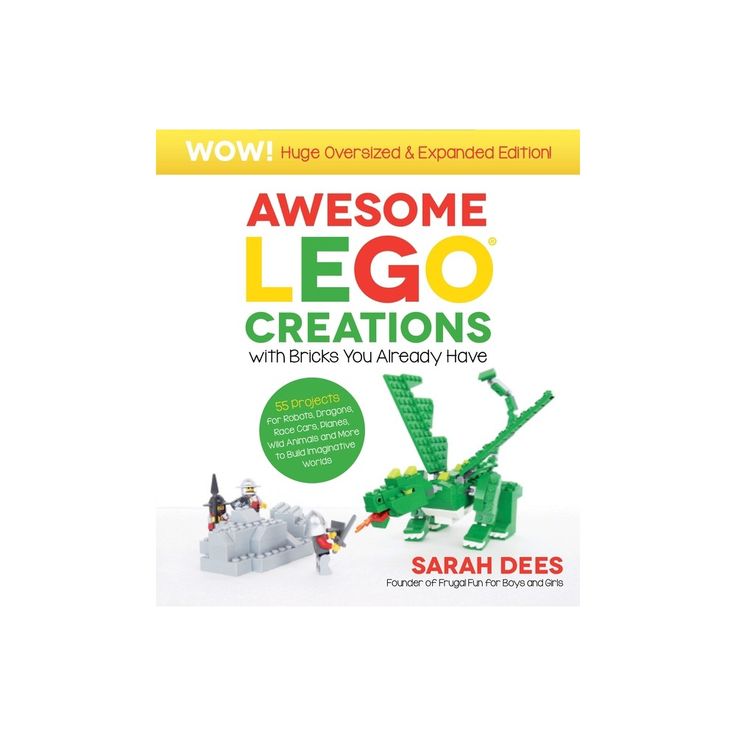 the book cover for how to make awesome lego creations