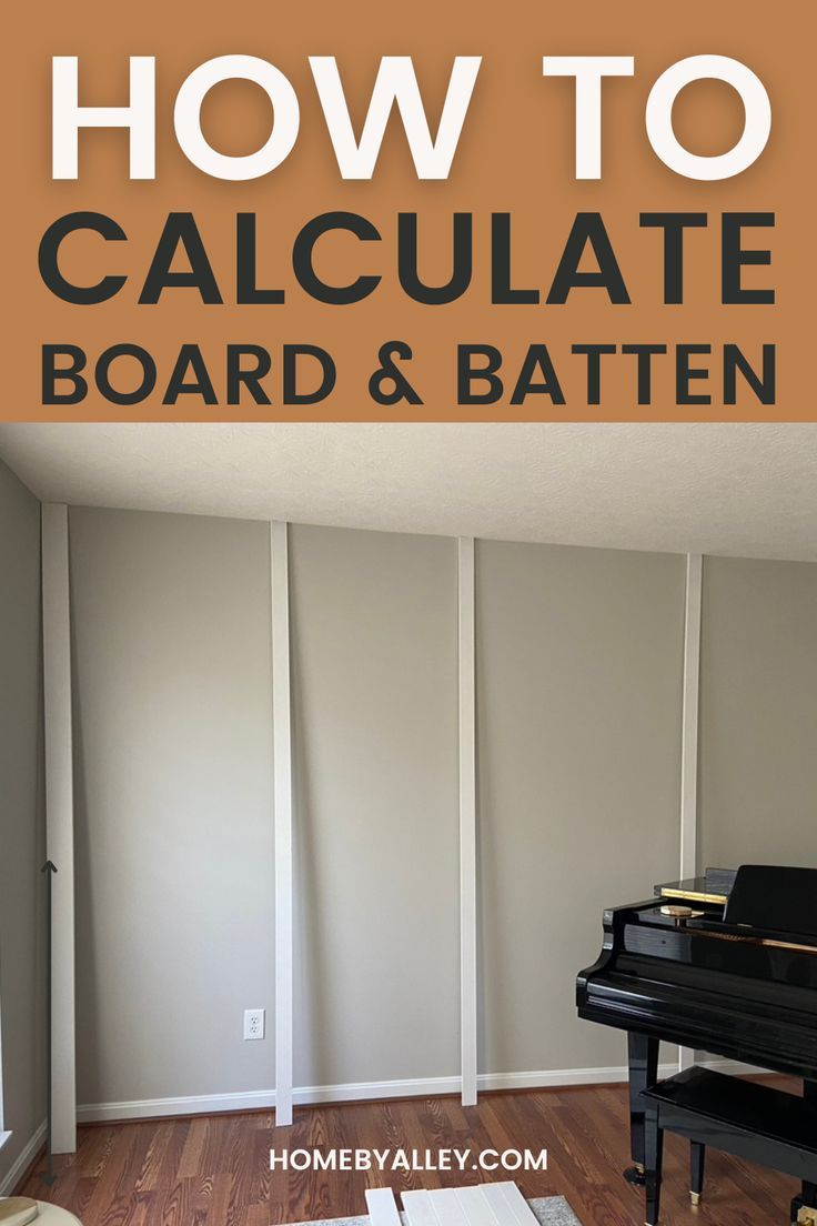 how to calculate board and batten Farmhouse Style Trim, Diy Board And Batten Wall, Cheap Renovations, Diy Board And Batten, Room Improvement, Cabin Renovation, Batten Wall, Shiplap Wall Diy, Wall Paneling Diy