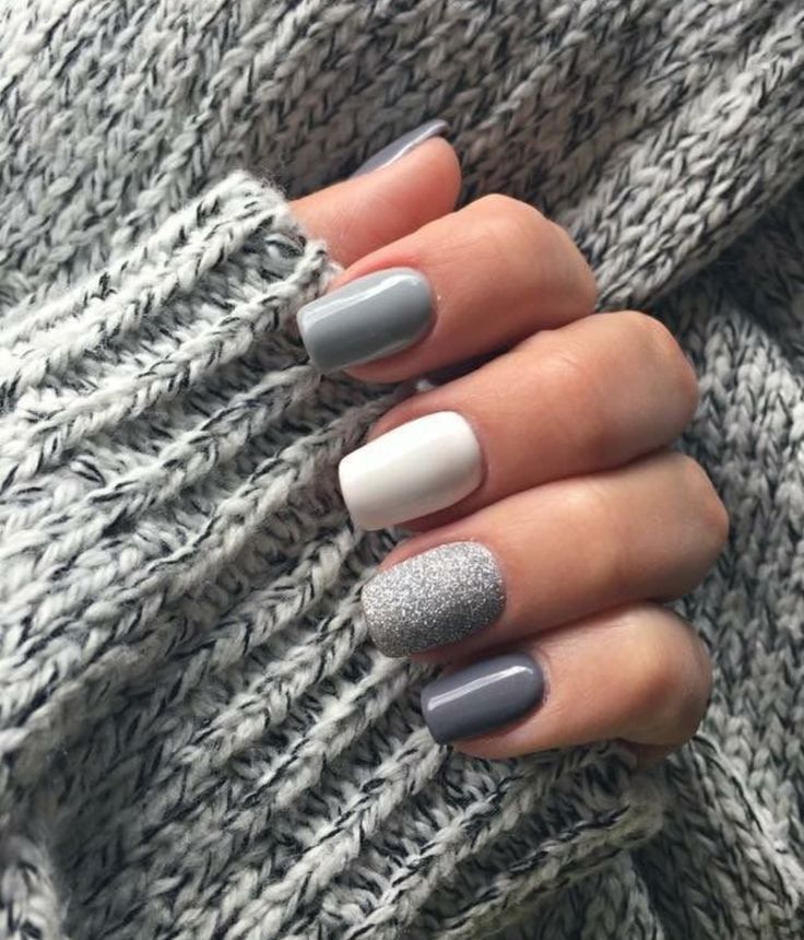 January Nails, Nagel Tips, Nail Colors Winter, Short Square Nails, Her Nails, White Nail, Nail Designs Spring, Classy Nails, Short Acrylic Nails