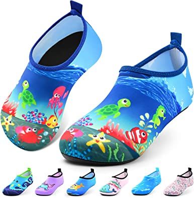 Amazon.com | Sunnywoo Water Shoes for Kids Girls Boys，Toddler Kids Swim Water Shoes Quick Dry Non-Slip Water Skin Barefoot Sports Shoes Aqua Socks for Beach Outdoor Sports | Water Shoes Kids Water Shoes, Water Shoes For Kids, Aqua Socks, Kids Swim, Kids Water, Shoes For Kids, Girls Shoes Kids, Boys Swim, Summertime Fun