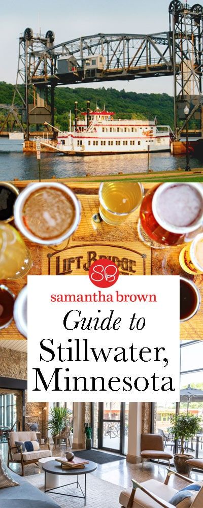 a guide to stillwater, minnesota with images of beer and other things in the background