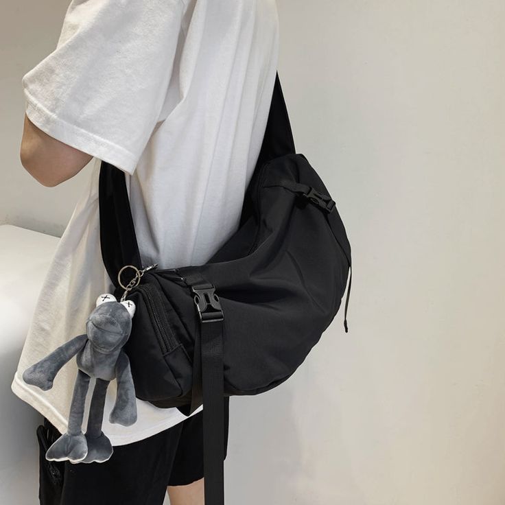 Machine wash and hang dry for optimal quality. Japanese Sling Bag, Black Frog, Cross Body Sling Bag, Sling Bag For Men, Messenger Bag Men, Backpack Sport, Sport Bag, Handbags For Men, Casual Backpack