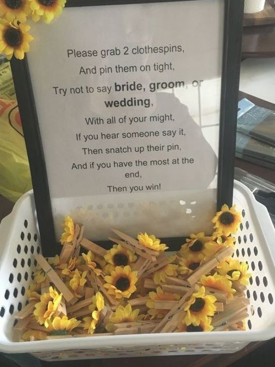 sunflowers in a basket with a poem written on it