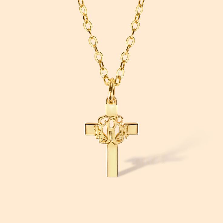 [PERSONALIZED CROSS PENDANT]: This personalized monogram cross necklace seamlessly blends the timeless elegance of the classic cross symbol with the personal touch of custom monograms. The result is a unique and sophisticated piece of jewelry that celebrates the wearer's faith and individuality.
[HIGH QUALITY CRAFTSMANSHIP]: This durable necklace, made of brass and sterling silver, is not just a beautiful accessory for special events, but also a versatile piece for daily wear. Its classic design Personalized Elegant Cross Necklace, Elegant Personalized Cross Necklace, Elegant Cross Charms For First Communion, Elegant Cross Jewelry And Charms For First Communion, Elegant Crucifix Cross Necklace For Baptism, Elegant Cross-shaped Jewelry For First Communion, Personalized Elegant Crucifix Cross Necklace, Classic Cross Necklace For Baptism, Personalized Cross Pendant Necklace For Baptism